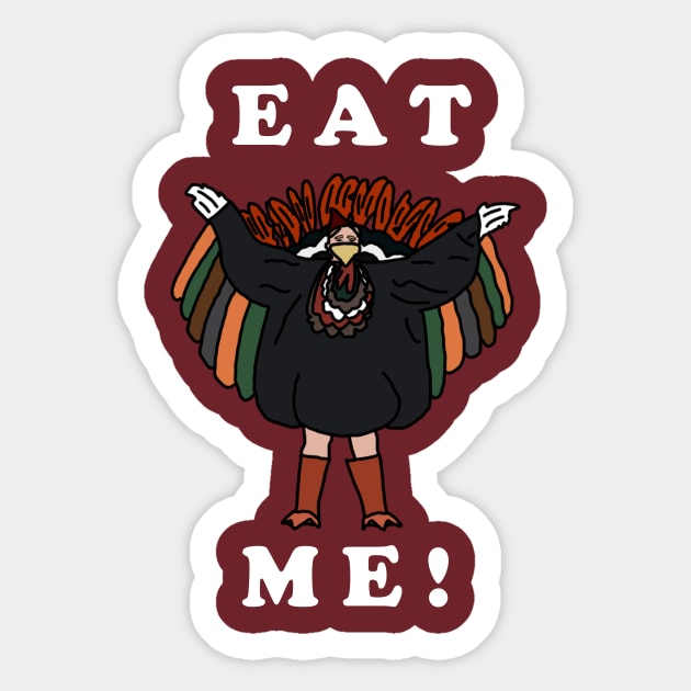 Eat Me! Sticker by PlanetWeirdPod